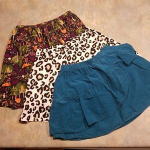 Lot of 10/12 Girls skirts